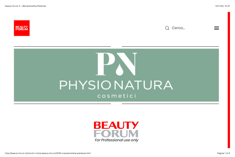 beauty-forum.it – Mariantonietta Plantone